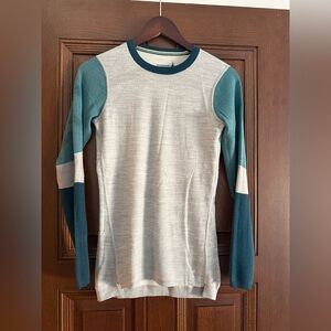 Smartwool Intraknit Merino 200 Colorblock Crew Shirt - Women S